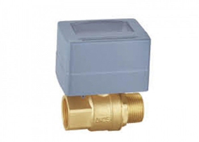 Brass DN15 Hot Water Motorised Valve , Heating System Electric Ball Valve